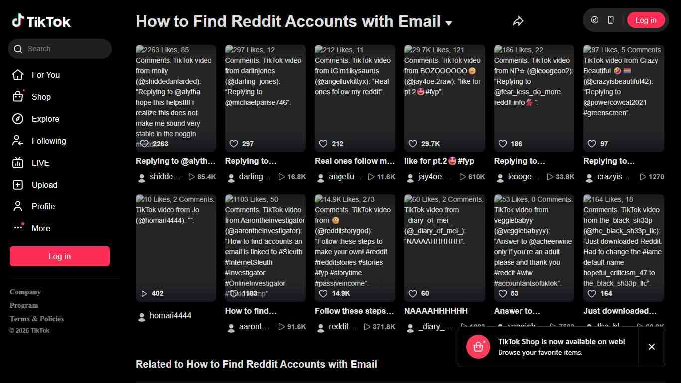 How to Find Reddit Accounts with Email | TikTok